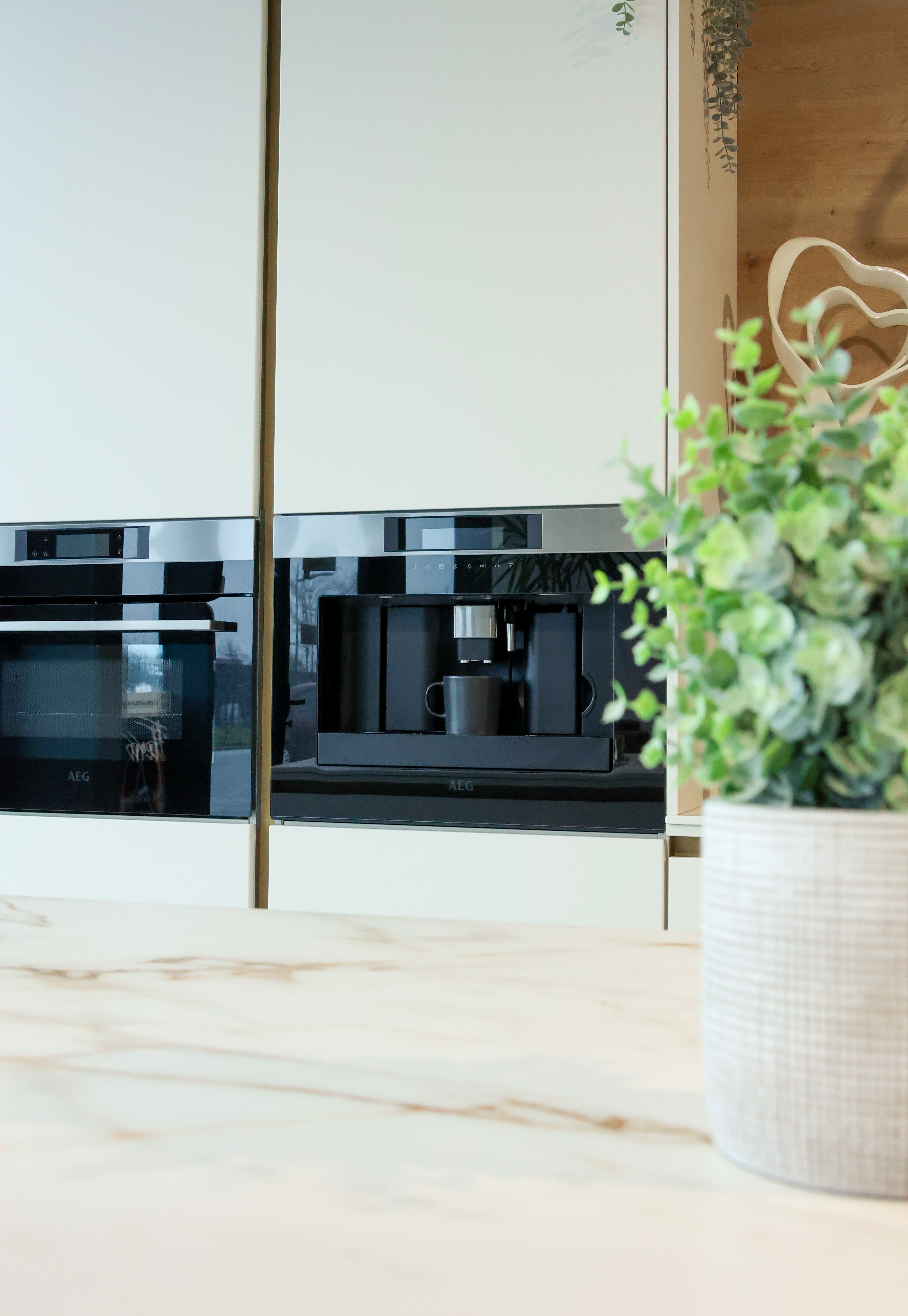 Cuisine blanche de showroom